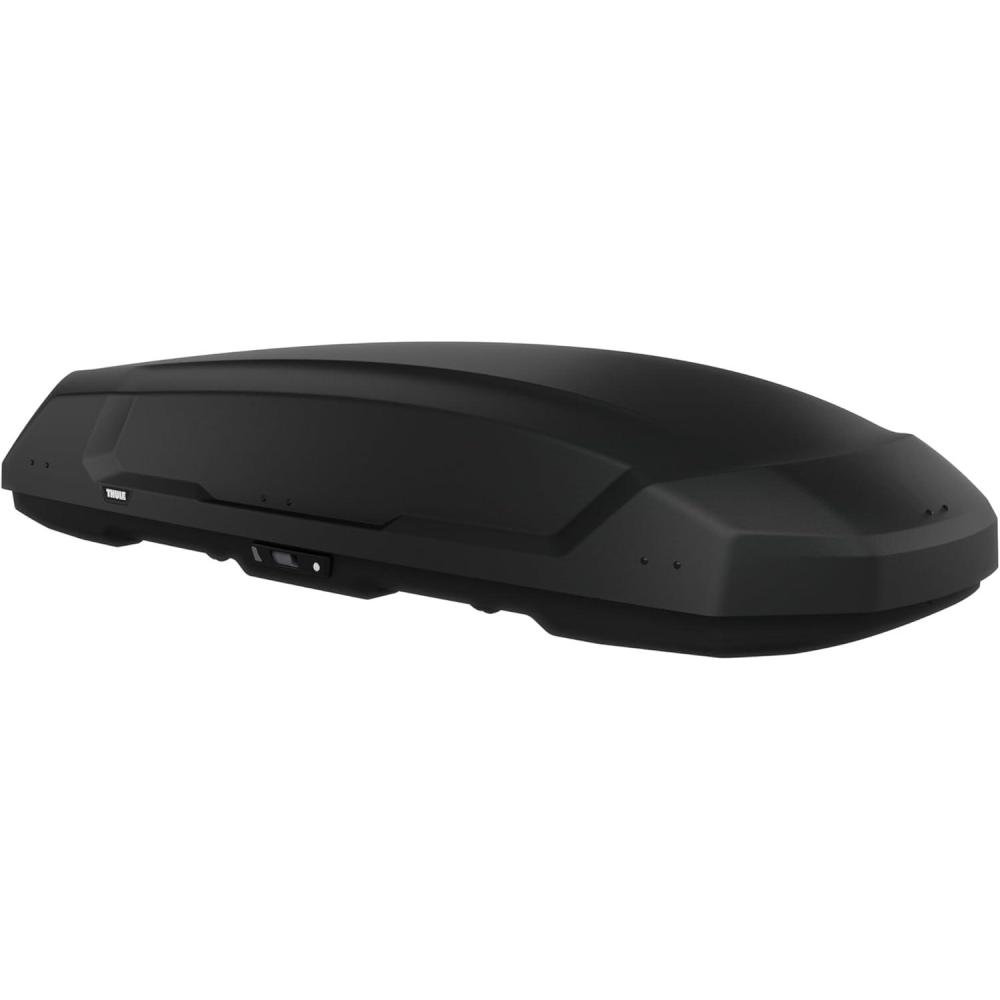 imageThule Force 3  Size XL  18 cu ft  Aerodynamic roof Mounted Box  DualSided Opening with Locks  ToolFree Install  Weatherproof Design  for SUVs Trucks Cars EVs and MoreXXLarge