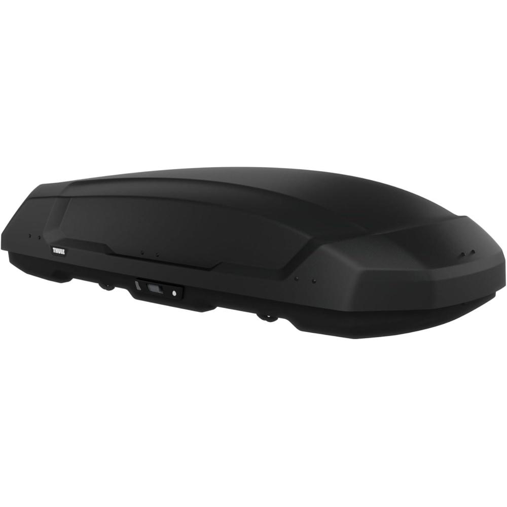 imageThule Force 3  Size XL  18 cu ft  Aerodynamic roof Mounted Box  DualSided Opening with Locks  ToolFree Install  Weatherproof Design  for SUVs Trucks Cars EVs and MoreLarge