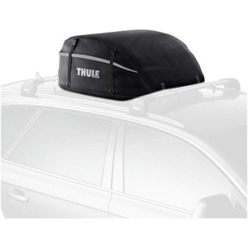 imageThule Outbound Cargo Bag Water Resistant Roof Rack Cargo Bag Soft Shell Black