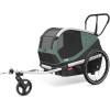 Thule Bexey pet Bike Trailer – Carrier for Small & Large Sized Dogs – Foldable Design – Easy to Connect to Bike – Padded Interior – Converts into Travel Crate – Durable Materials(Medium)