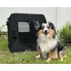 Thule Collapsible Dog Kennel Size Medium – Easy to Assemble – Mesh Doors for Easy Access – Zippered Panel – Folds Down Easily(Medium)