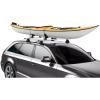 Thule DockGlide – Carries kayaks up to 36″ wide – Fits all hull shapes – Kayak roof rack – One-person easy loading – 75lb weight capacity(Black)