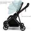 Thule Shine baby stroller, Full-size stroller features, Compact and lightweight design, Reversible seat, Spacious storage basket, Adjustable leg rest, Easy one-hand fold(Black/Alaska)
