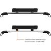 Thule SnowPack Ski/Snowboard Rack, Large (6 Pr/4 Boards), Silver(Black)