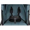 Thule Urban Glide 3 Single Child All-Terrain Stroller, Full-Suspension System, Air-Filled Tires, Upright seat with Adjustable Recline and Built-in legrest, Black(MID BLUE)