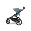 Thule Urban Glide 3 Single Child All-Terrain Stroller, Full-Suspension System, Air-Filled Tires, Upright seat with Adjustable Recline and Built-in legrest, Black(MID BLUE)