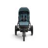 Thule Urban Glide 3 Single Child All-Terrain Stroller, Full-Suspension System, Air-Filled Tires, Upright seat with Adjustable Recline and Built-in legrest, Black(MID BLUE)