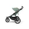 Thule Urban Glide 3 Single Child All-Terrain Stroller, Full-Suspension System, Air-Filled Tires, Upright seat with Adjustable Recline and Built-in legrest, Black(Mist green)
