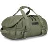 Thule Chasm Duffel bag, Weather-resistant materials, Easy packing, Converts to backpack, Internal pockets, Travel-ready(OLIVINE)
