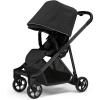 Thule Shine baby stroller, Full-size stroller features, Compact and lightweight design, Reversible seat, Spacious storage basket, Adjustable leg rest, Easy one-hand fold(Black/Black)