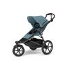 Thule Urban Glide 3 Single Child All-Terrain Stroller, Full-Suspension System, Air-Filled Tires, Upright seat with Adjustable Recline and Built-in legrest, Black(MID BLUE)