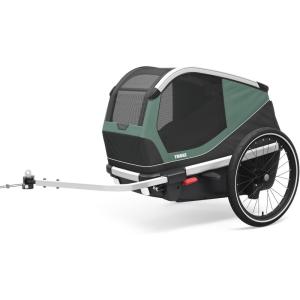 Thule Bexey pet Bike Trailer – Carrier for Small & Large Sized Dogs – Foldable Design – Easy to Connect to Bike – Padded Interior – Converts into Travel Crate – Durable Materials(Medium)