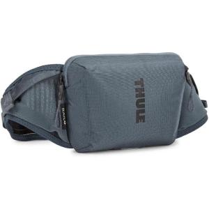 Thule Hip Hydration Hip Pack – Soft Zippered Phone Pocket – External Elastic Pockets – Inner Pockets for Organization – Reflective Details and taillight Loop(Dark Slate)