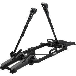 Thule Outpace 2 Bike Hitch Rack – Compact & Lightweight Platform Bike Rack – Foldable Design – Fits Most Bike Styles – 110lb Capacity 55lbs per Bike – 2″ & 1.25″ Hitch Compatibility