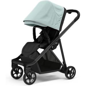 Thule Shine baby stroller, Full-size stroller features, Compact and lightweight design, Reversible seat, Spacious storage basket, Adjustable leg rest, Easy one-hand fold(Black/Alaska)