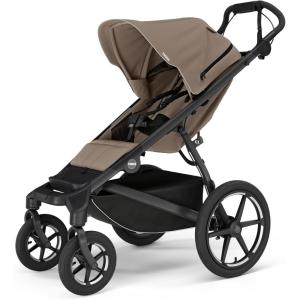 Thule Urban Glide 4-Wheel Single Child All-Terrain Stroller, Full-Suspension System, Air-Filled Tires, Upright seat with Adjustable Recline and Built-in Leg Rest, Baby Stroller(Tinted taupe)